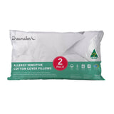 Dreamaker Allergy Sensitive Cotton Cover Pillow 2 Pack