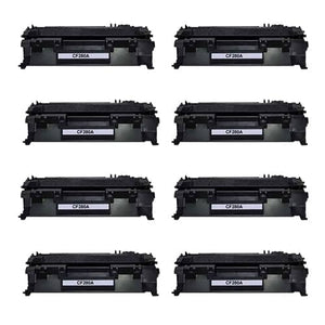 Compatible Premium 8 x  80A  Toner Cartridge CF280A - for use in HP Printers