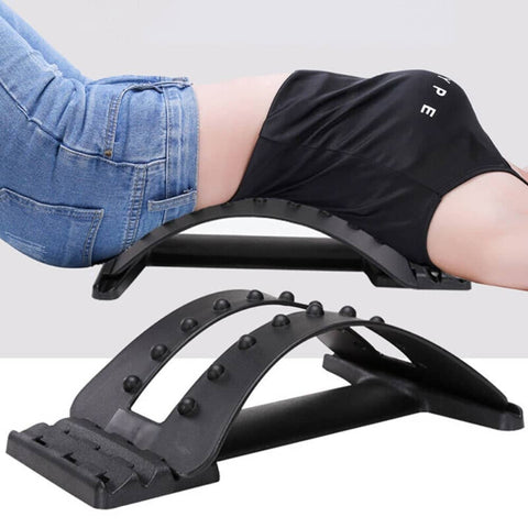 Back Stretcher Lower Lumbar Massage Support Spine Posture Corrector