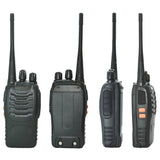 2pcs Walkie Talkie BF-888S Handheld Two-Way Radio UHF 400-470MHz 5W