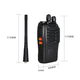 2pcs Walkie Talkie BF-888S Handheld Two-Way Radio UHF 400-470MHz 5W