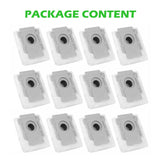 12 Packs Vacuum Dust Bags for IRobot Roomba i7 i7+/Plus s9+ (9550) Clean Bags