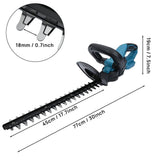 Cordless Hedge Trimmer Garden Electric Bush Cutter Pruner For 18V Makita