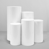 5PCS Round Plinth Cylinder Display Stand Pedestal Wedding Party Shop Display AU