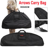 Compound Bow Bag & Arrow Holder Canvas Hunting Backpack Archery Carry Bag