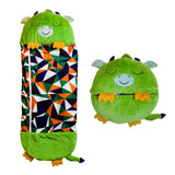 Large Size Happy Sleeping Bag Child Pillow Birthday Gift Camping Kids Nappers Green