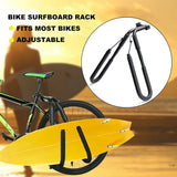 Surfboard Bicycles Carrier Rack Bike Skimboard New Side Kiteboard Holder