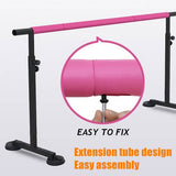 3M Safety Portable Ballet Bar Freestanding Stretch Barre Dance Bar Adjustable