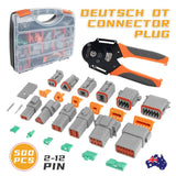 600PCS Deutsch DT Connector Plug Kit With Genuine Deutsch Crimp Tool Auto Marine