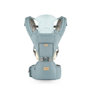 Adjustable Ergonomic Infant Baby Carrier With Hip Seat Stool Wrap Sling Backpack Lake Blue