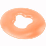 Soft Silicone Face Pillow SPA Gel Face Pad Rest Massage Pillow Cradle Cushion Orange