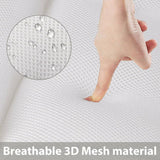 3D Spa Mesh Bath Pillow Neck Back Support Bathtub Tub Cushions