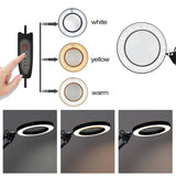 5X Magnifying Lamp Desk Table Glass Salon Tattoo Magnifier Light Clamp Light USB