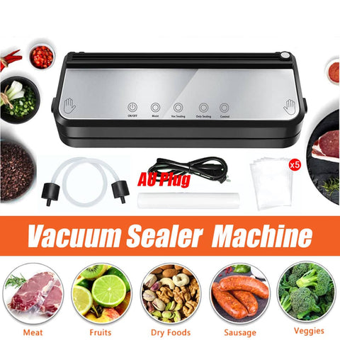 Vacuum Sealer Machine Fresh Dry Wet Food Saver Storage Built-in Cutter With Bags