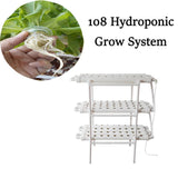 108 Plant Sites Hydroponic Grow Tool Kit Vegetable Garden Hydroponic Grow System