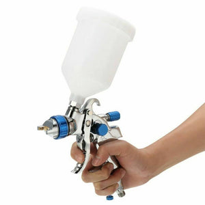 Spray Gun HVLP Gravity Gun Paint Feed Air Spray Gun Kit 3 Nozzle 1.4mm 1.7mm 2mm