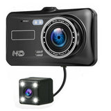 4" Touch Car Dash Camera Cam Front and Rear Dual Recorder Camera 1080P FHD Video