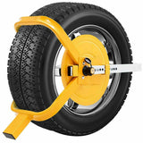 Heavy Duty Wheel Defender Lock Clamp Tyre Lock 13" 14" 15" Car Caravan Trailer