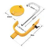 Heavy Duty Wheel Defender Lock Clamp Tyre Lock 13" 14" 15" Car Caravan Trailer