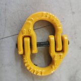 2X 8mm Eye Sling Hook + Hammer Lock Safety Chain Caravan Trailer Connecting Extend