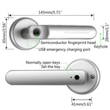 Smart Fingerprint Door Lock Digital Electronic Keyless Lock Security Home Door