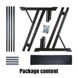 3-Tier Weights and Barbell Storage Rack Barbell Dumbbell Kettlebell Weight Plate