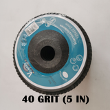20 PCS 40 Grit Grinding Wheel 5'' 125MM Angle Grinder Flap Sanding Disc AU