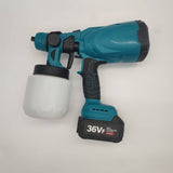 Cordless High Pressure Airless Spray Gun Paint Sprayer For Makita 36V Battery AU