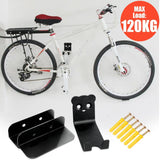 Bike Rack Pedal Hook Wall Mount Hanger Wheel Holder Display Brackets