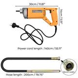 1800W Electric Concrete Vibrator 3600VPM 35mm Needle 2m Hose Cement Construct A