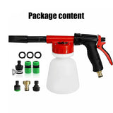 1L Snow Foam Lance Cannon Bottle Soap Gun Sprayer Hose For Car Pressure Washer