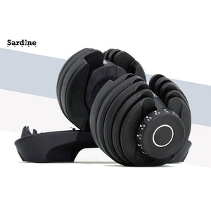 Sardine Sport 48KG Adjustable Dumbbell Set, 1.5KG to 24KG