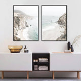 50cmx70cm Modern Abstract 2 Sets Black Frame Canvas Wall Art