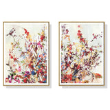 40cmx60cm Coming Spring 2 Sets Gold Frame Canvas Wall Art