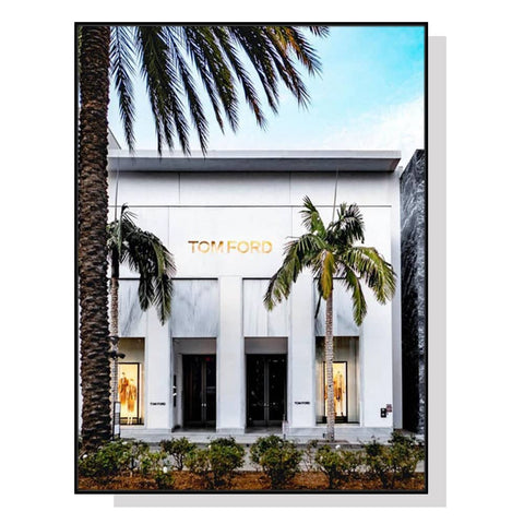 60cmx90cm TOM FORD Black Frame Canvas Wall Art