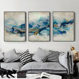 50cmx70cm The Universal 3 Sets Black Frame Canvas Wall Art