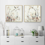 40cmx40cm Afternoon Walk 2 Sets Gold Frame Canvas Wall Art