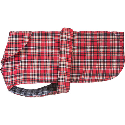 Tartan Red Dog Coat