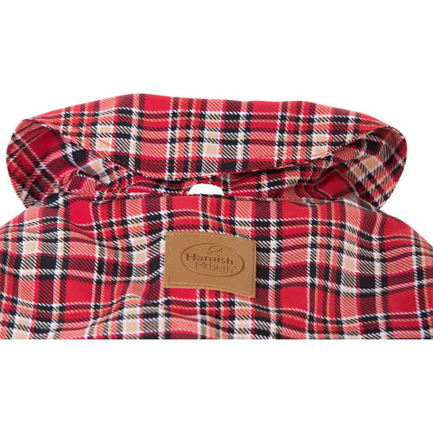 Tartan Red Dog Coat