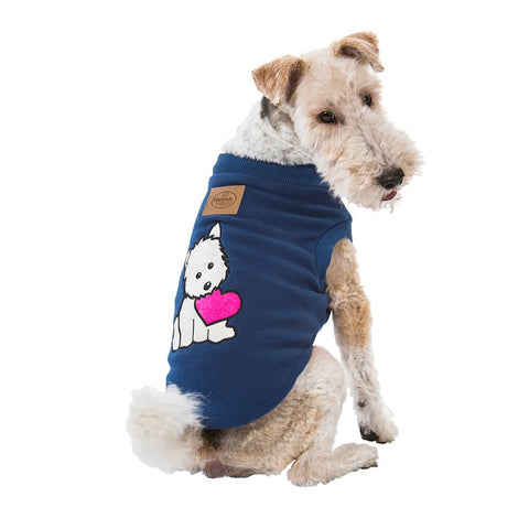 Puppy Heart Blue Dog Pyjamas