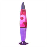 Purple/Pink Metallic Peace Lava Lamp