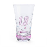 18th Birthday Sparkle Shot Glass