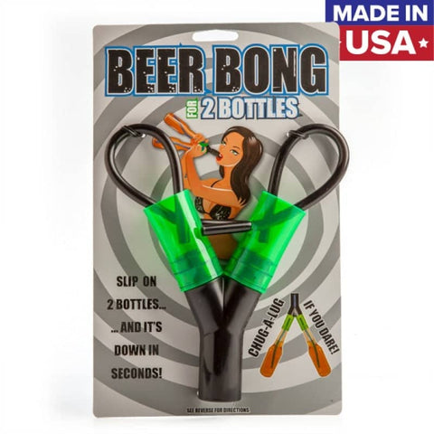 Head Rush Mini Beer Bong for 2 Bottles