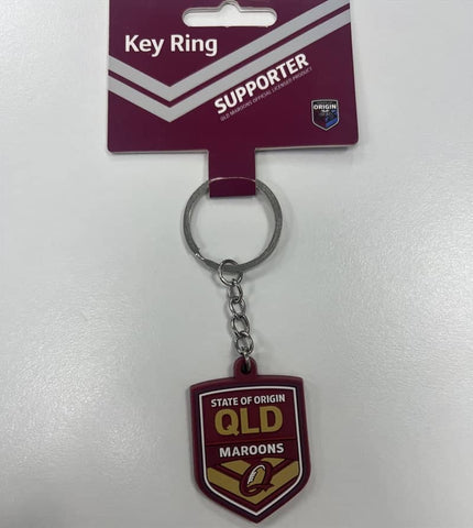 QLD Rubber Keyring