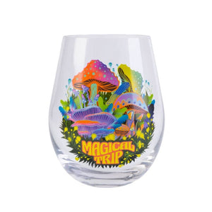 Stemless Wine Glass Mushroom