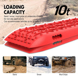 X-BULL 10 Pairs Recovery tracks Boards 10T / Sand tracks/ Mud tracks Gen 2.0 Red