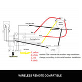 X-BULL Winch Solenoid Relay Controller 500A DC Switch 4WD 9500LBS-17000LBS 4x4