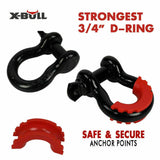 X-BULL Winch Recovery Kit 11PCS 4WD 4x4 Pack Off Road Snatch Strap Essential