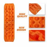 X-BULL Recovery tracks Sand 2 Pairs 4PC10T 4WD Sand / Snow / Mud Off-road Gen 3.0 - Orange