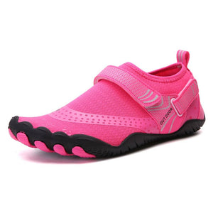 Women Water Shoes Barefoot Quick Dry Aqua Sports Shoes - Pink Size EU39 = US6